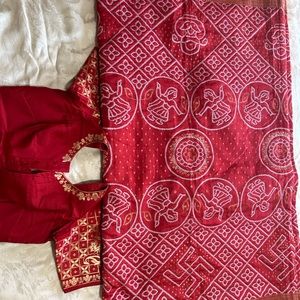 Brand new never worn matka silk sari